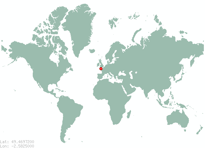 Les Mourains in world map